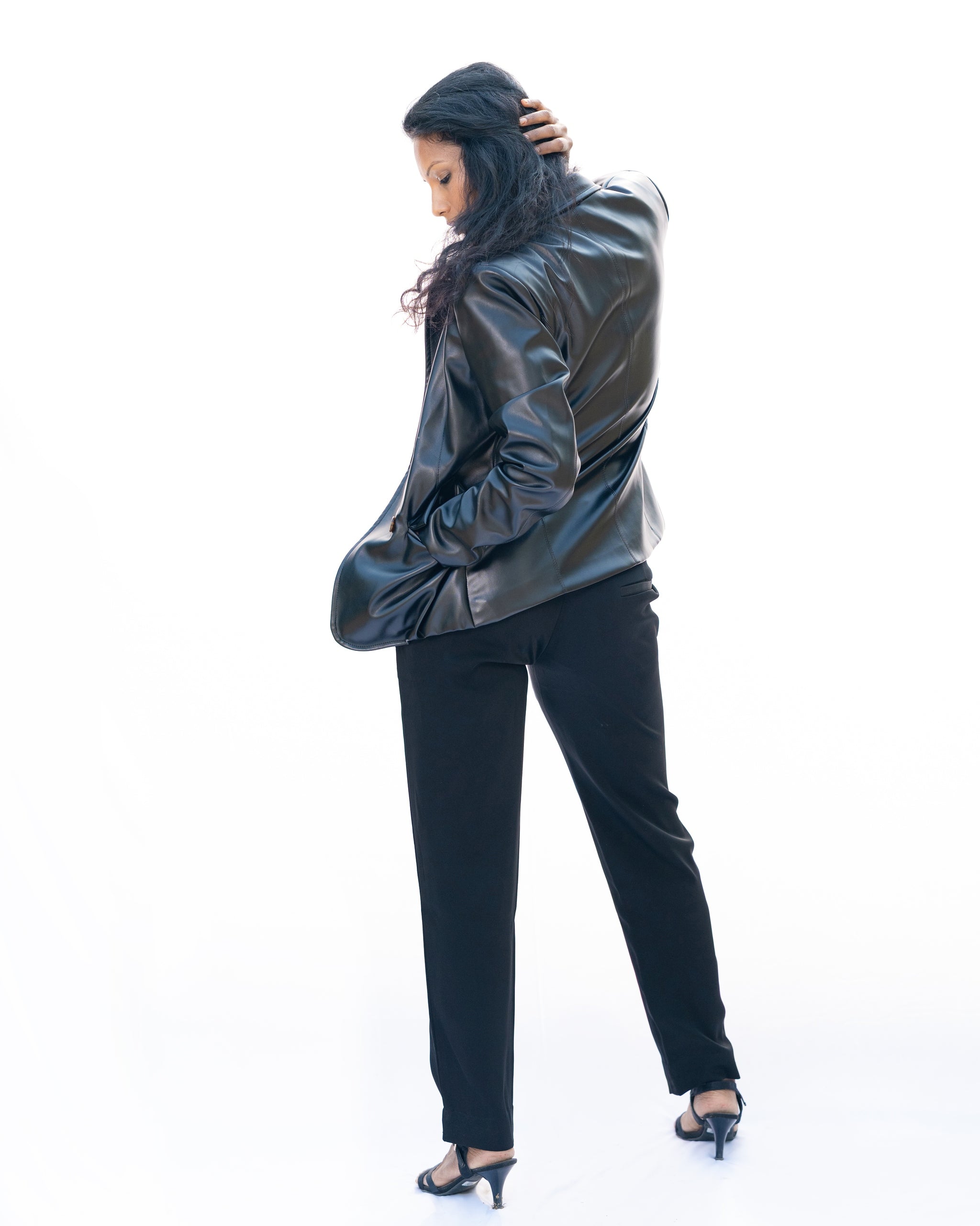 Brown Leather Coat