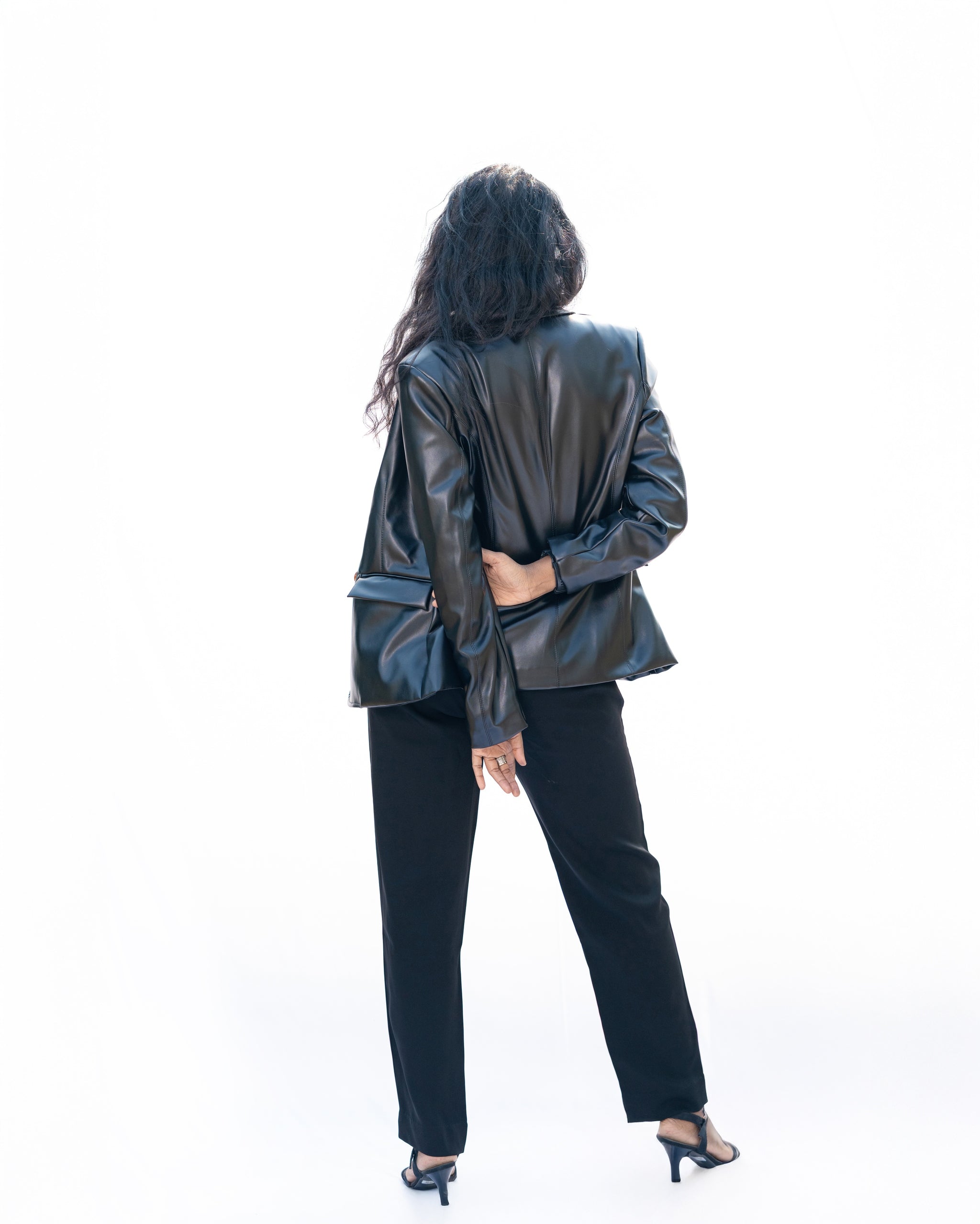 Brown Leather Coat
